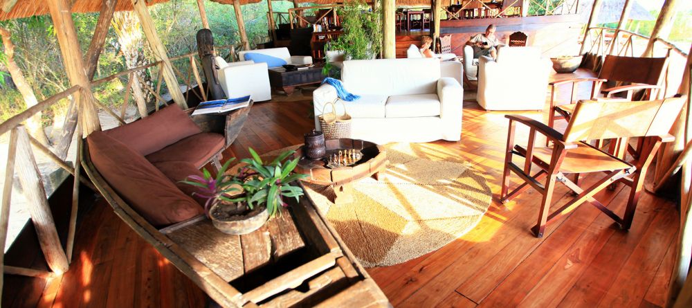 Lounge at Kungwe Beach Lodge, Mahale Mountains National Park, Tanzania - Image 1