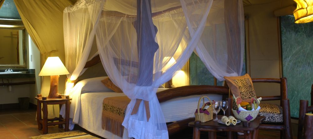 Mbuzi Mawe Tented Camp Guest Tent Interior - Image 2