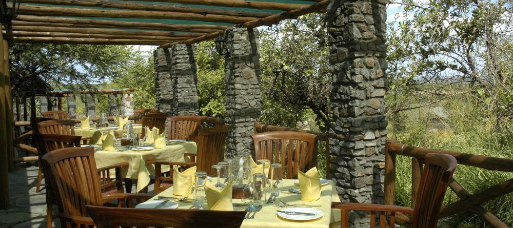 Mbuzi Mawe Tented Camp Dinning Tent Terrace - Image 3