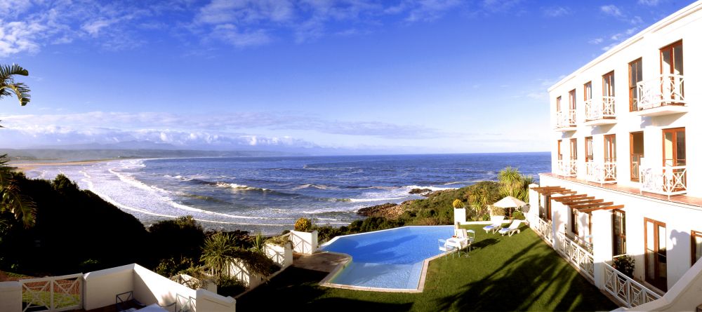 Overlooking the pool, exterior and amazing view at Plettenberg Hotel, Plettenberg, South Africa - Image 1