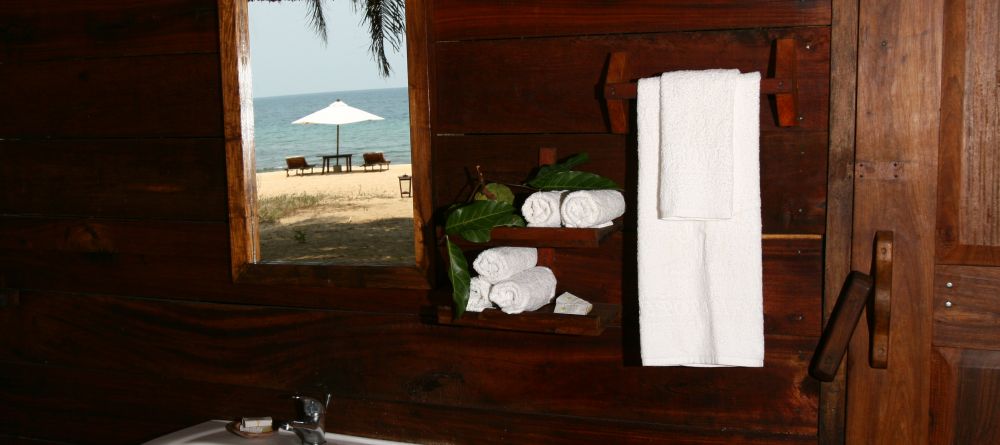 Bathroom at Kungwe Beach Lodge, Mahale Mountains National Park, Tanzania - Image 16