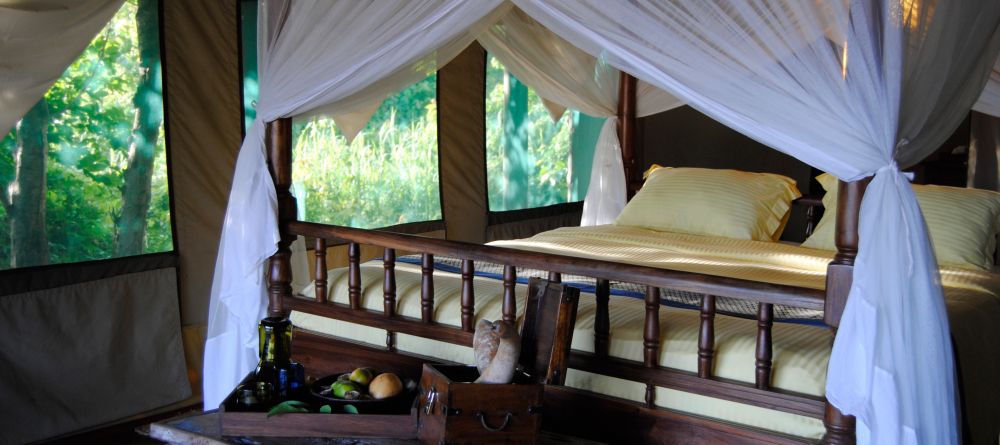 Bedroom at Kungwe Beach Lodge, Mahale Mountains National Park, Tanzania - Image 15
