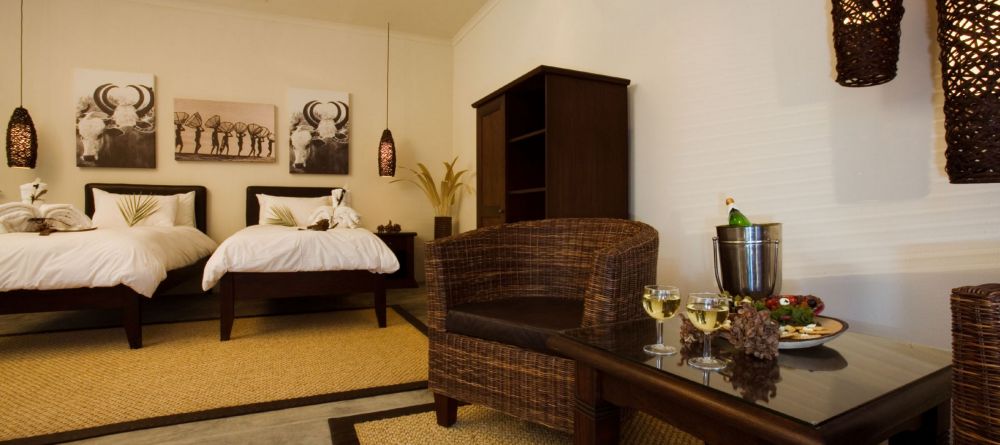 The guest accommodation at Namutoni Rest Camp, Etosha National Park, Namibia - Image 8