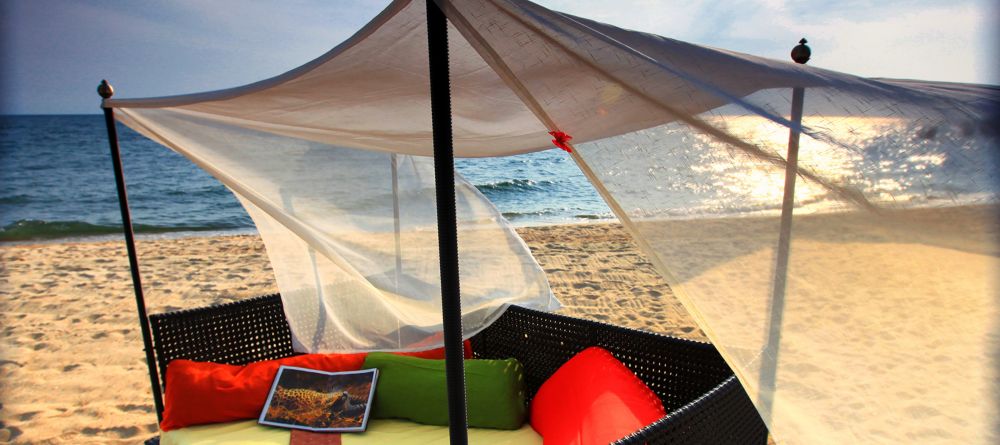 Romantic relaxation on the beach at Kungwe Beach Lodge, Mahale Mountains National Park, Tanzania - Image 8