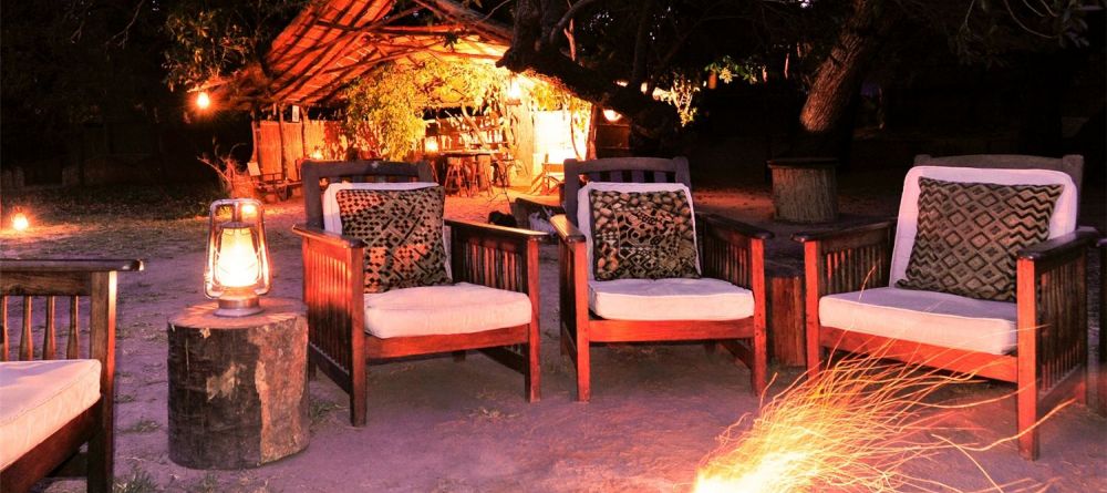 Campfire at Luwi Bush Camp, South Luangwa National Park, Zambia - Image 2