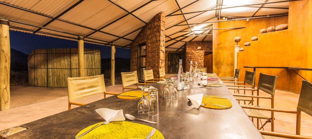 Etendeka Mountain Camp - Dinning area - Image 4