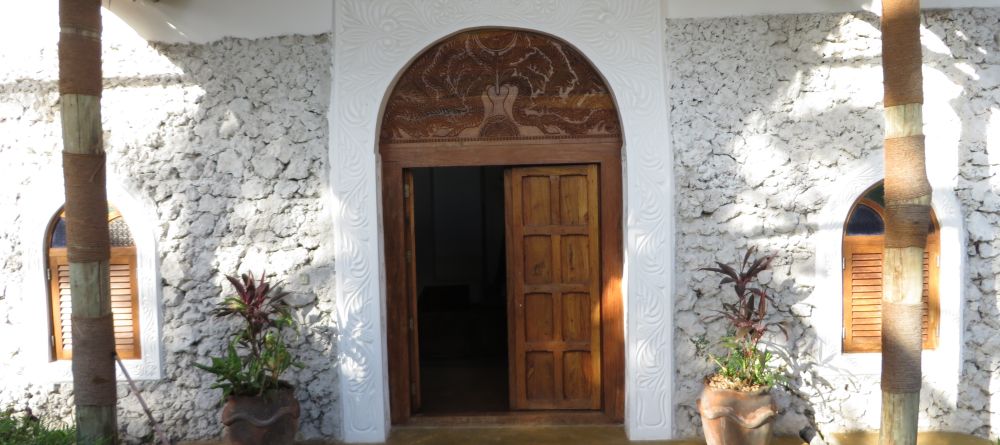 A beautiful carved entryway at Dar House, Zanzibar, Tanzania (Mango staff photo) - Image 8