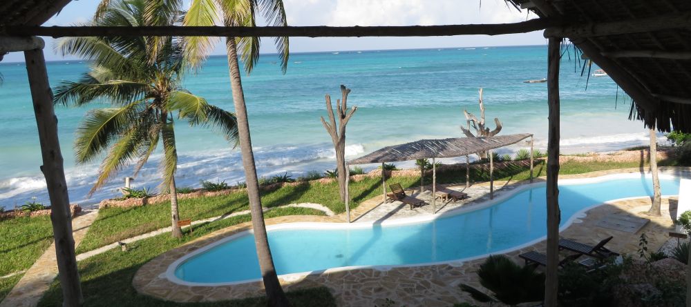 The view out over the unique serpentine pool and the turquoise ocean at Dar House, Zanzibar, Tanzania (Mango staff photo) - Image 9