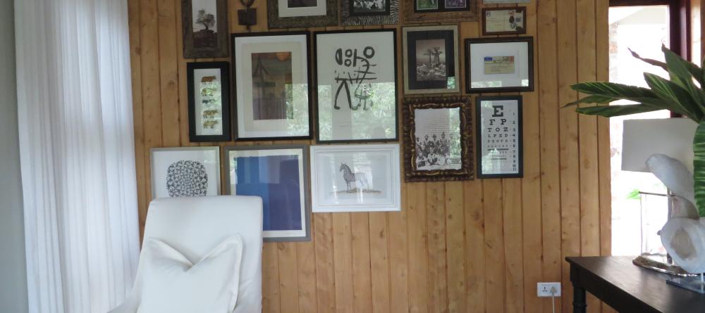 Eclectic art pieces adorn the walls at Lake Duluti Lodge, Arusha, Tanzania (Mango staff photo) - Image 5