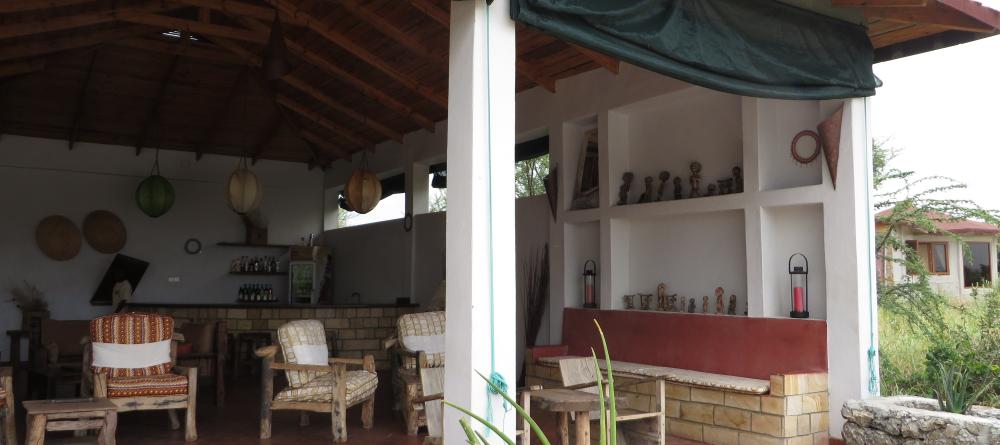 The open-air bar and lounge area at Tarangire Osupuko Lodge, Tarangire National Park, Tanzania (Mango staff photo) - Image 3