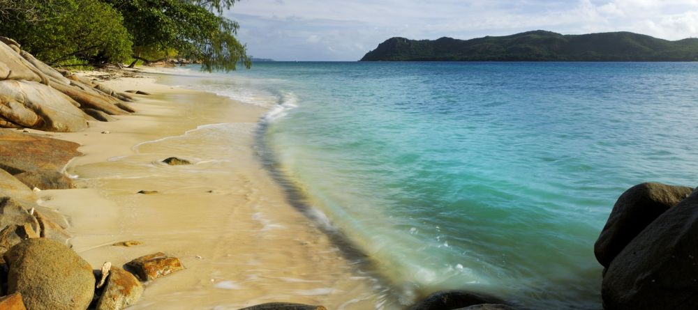 Pristine beaches at Raffles Praslin, Praslin, Seychelles - Image 9