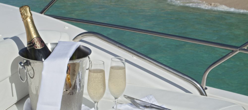 Dining at sea at Raffles Praslin, Praslin, Seychelles - Image 5