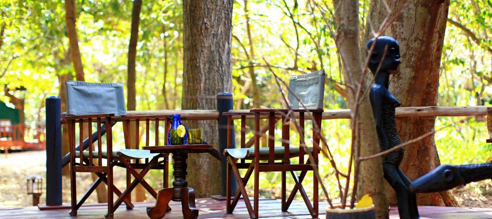 Relax on the patio at Gombe Forest Lodge, Gombe National Park, Tanzania - Image 10