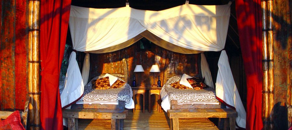 The guestrooms decorated with local textiles at Greystoke Mahale, Mahale Mountains, Lake Tanganyika, Tanzania - Image 13