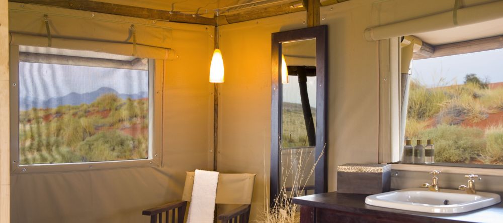 Bathroom at Wolwedans Dune Camp, NamibRand Nature Reserve, Namibia - Image 10