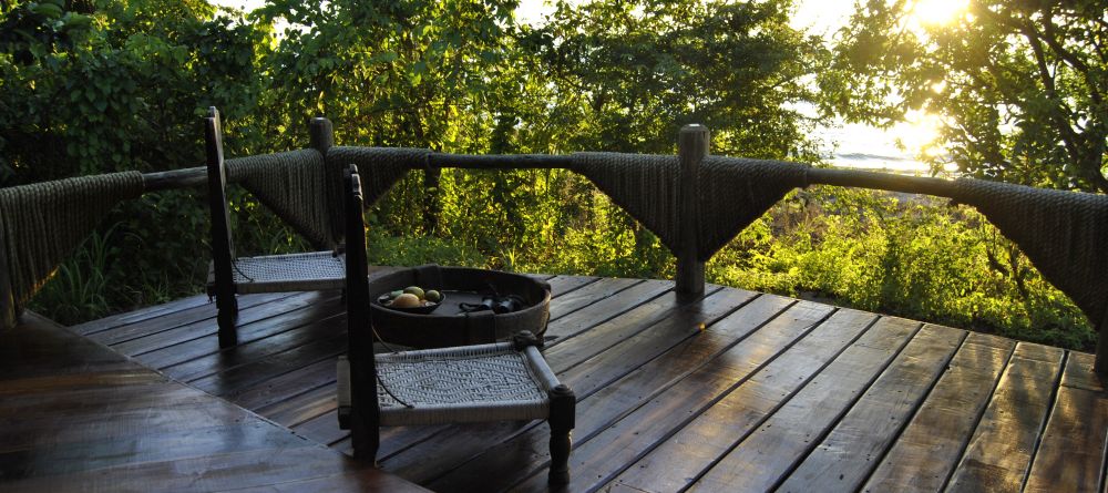 Patio at Kungwe Beach Lodge, Mahale Mountains National Park, Tanzania - Image 3