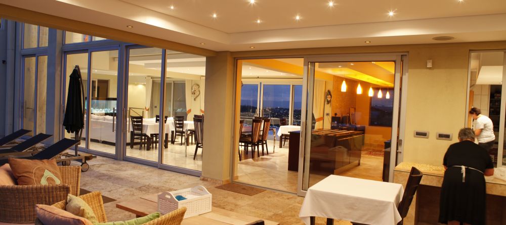 The dining and outdoor lounge areas at Vertigo Boutique Hotel, Windhoek, Namibia - Image 3