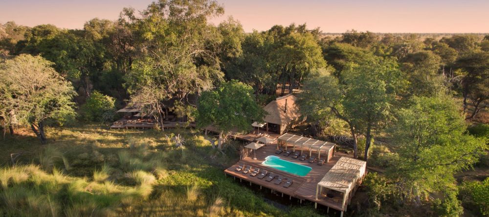 Aerial view at Nxabega Okavango Safari Camp, Okavango Delta, Botswana - Image 4