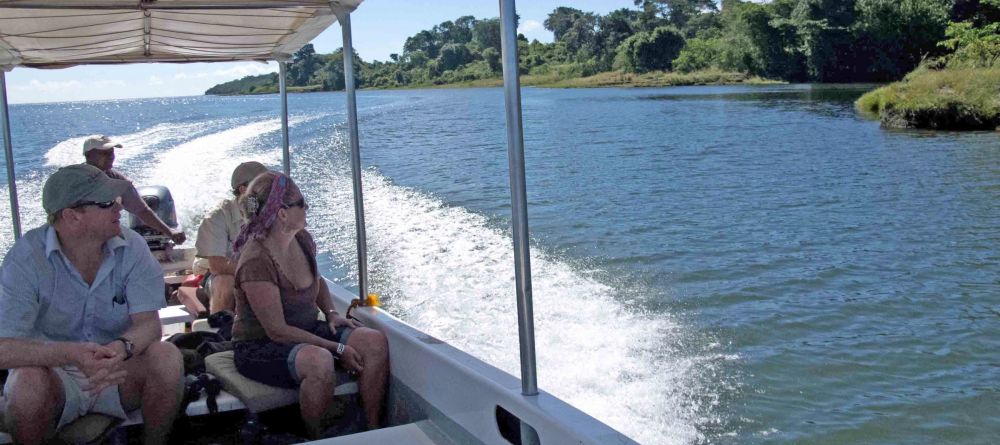 Boating on the lake at Rubondo Island Camp, Lake Victoria, Tanzania - Image 8