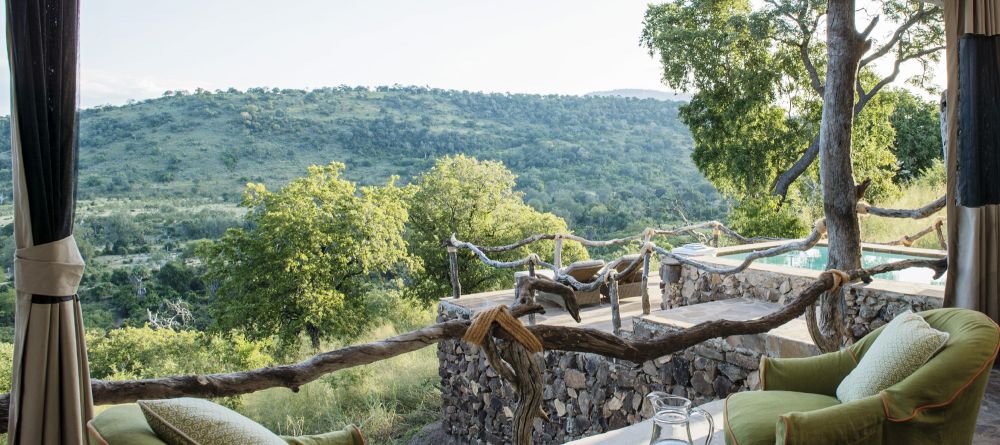 Balcony at Baileys Banda, Beho Beho, Selous National Park, Tanzania - Image 21