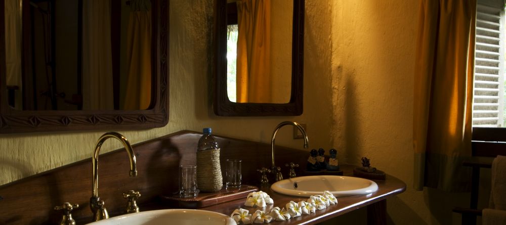The guest bathrooms at Pole Pole Bungalow Resort, Mafia Island, Tanzania - Image 5