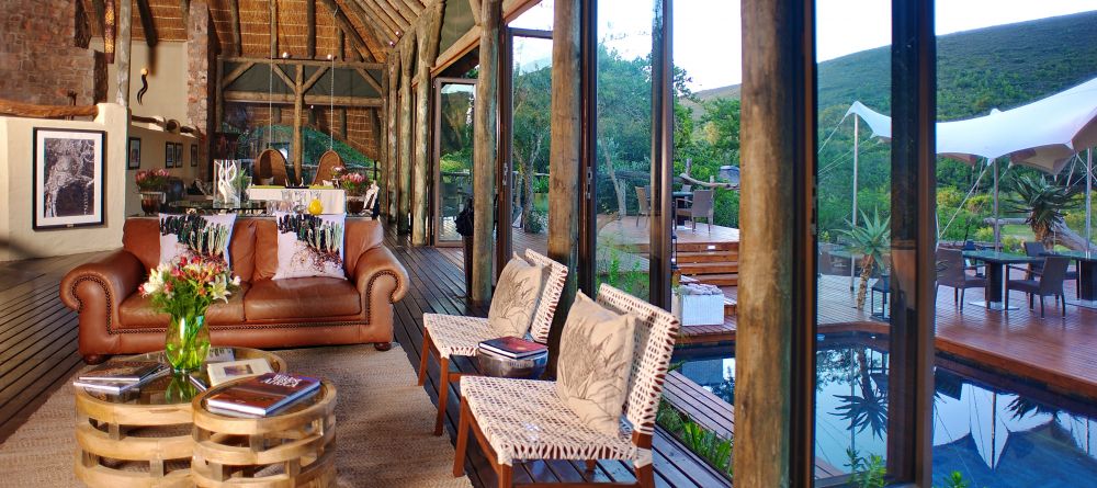 Main lounge at Shamwari Bayethe Tented Lodge, Shamwari Game Reserve, South Africa - Image 10