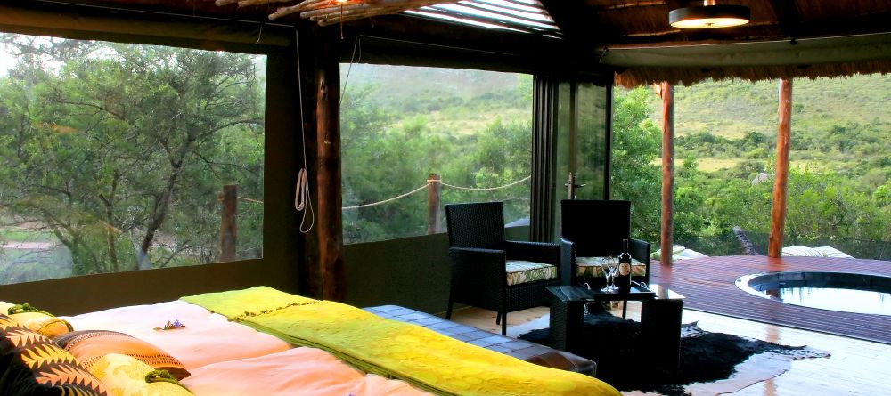 Bedroom at Shamwari Bayethe Tented Lodge, Shamwari Game Reserve, South Africa - Image 5