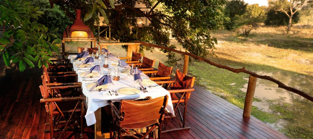 Outdoor dining at Bilimungwe Bush Camp, South Luangwa National Park, Zambia - Image 5