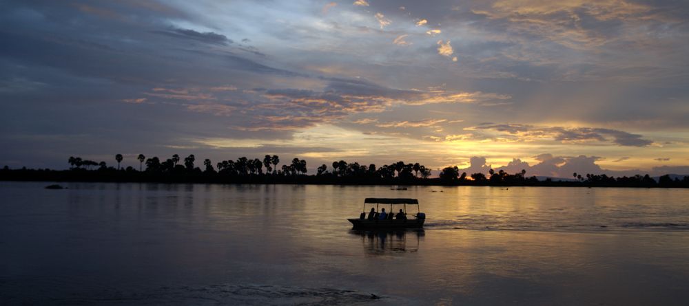 Boating at sunset at Selous Impala Camp, Selous National Park, Tanzania - Image 17