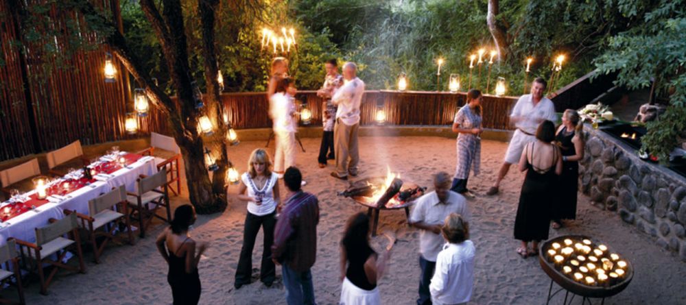 The boma dinner with a campfire at Londolozi Founders Camp, Sabi Sands Game Reserve, South Africa - Image 2