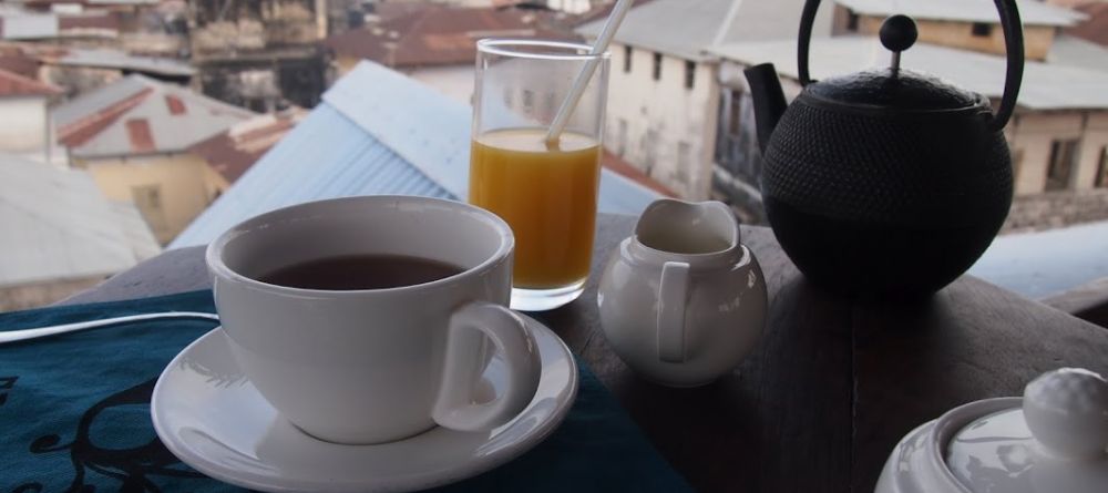 Breakfast overlooking the town at Emerson Spice, Stone Town, Zanzibar, Tanzania - Image 4
