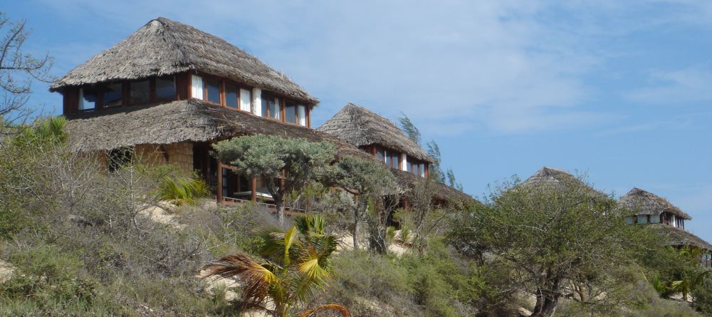 A view of the exterior from the beach at Hotel Le Paradisier, Tulear, Madagascar - Image 9