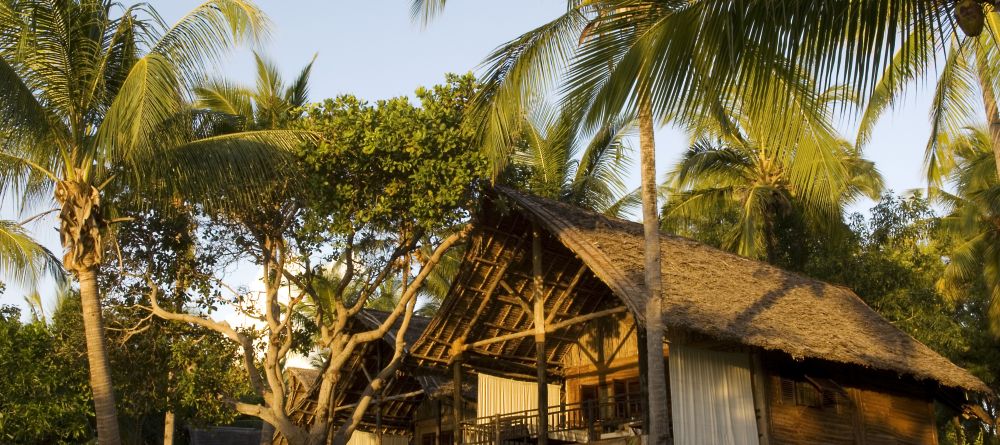 The bungalows sit amid the swaying palms at Pole Pole Bungalow Resort, Mafia Island, Tanzania - Image 12