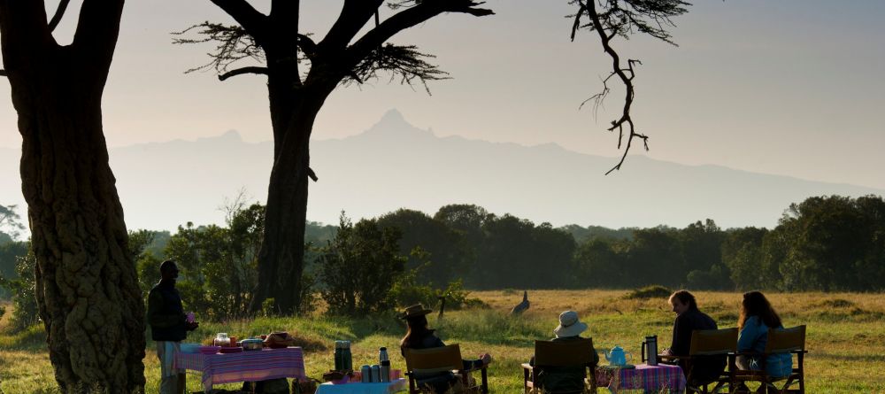 Bush breakfast overlooking Mt Kenya Ol Pejeta Bush Camp, Ol Pejeta Reserve, Kenya - Image 2