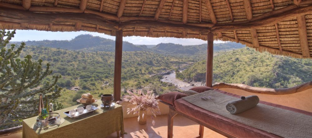 The massage room with a stunning vista at Sabuk Lodge, Laikipia, Kenya (Stevie Mann) - Image 19
