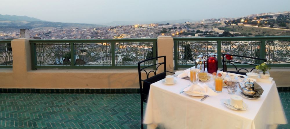 Deck with view of fes - Image 1