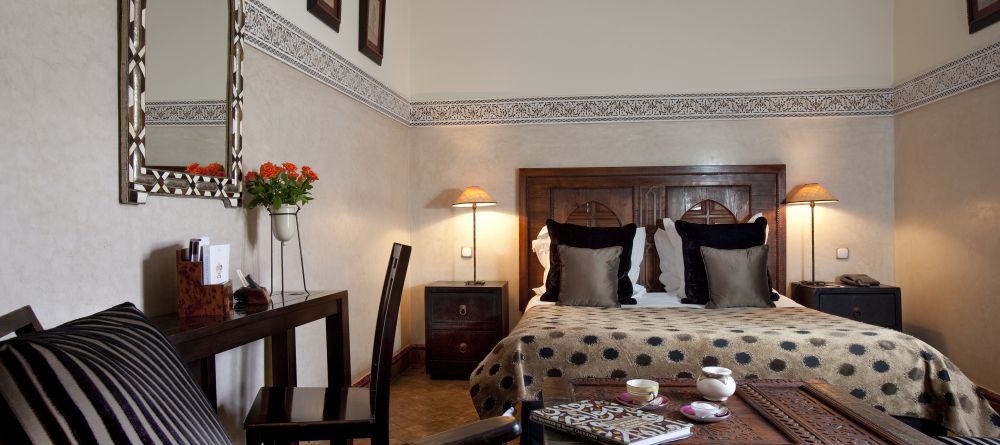 Deluxe bedroom- Villa des Orangers, Marrakech, Morocco - Image 9