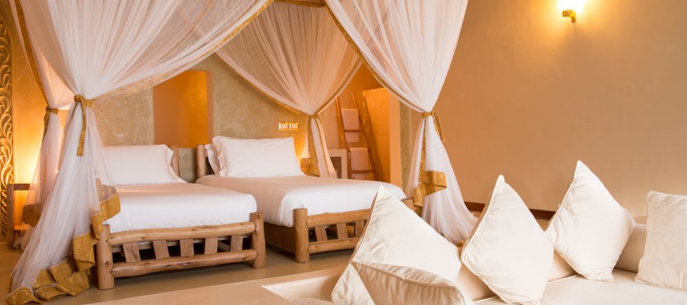 A Deluxe Twin Room at Gold Zanzibar Beach House & Spa, Zanzibar, Tanzania  - Image 9