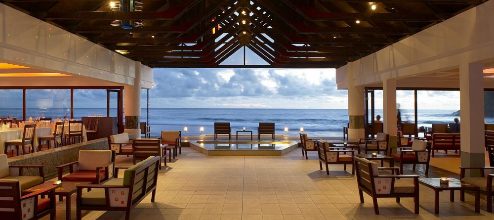 Ocean front lounge area at Le Meridien Barbarons, Mahe, Seychelles - Image 4