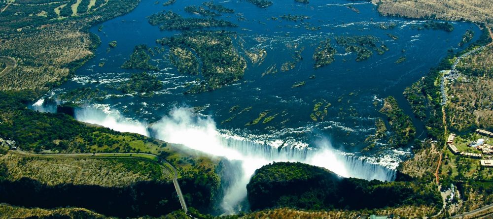 Victoria Falls Safari Lodge - Aerial of the famed Victoria Falls - Image 1