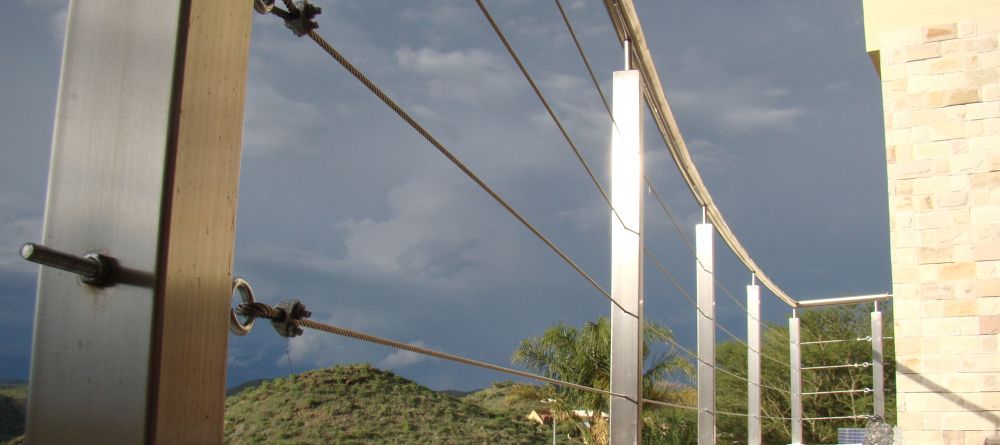 Details of the sleek exterior design at Vertigo Boutique Hotel, Windhoek, Namibia - Image 6