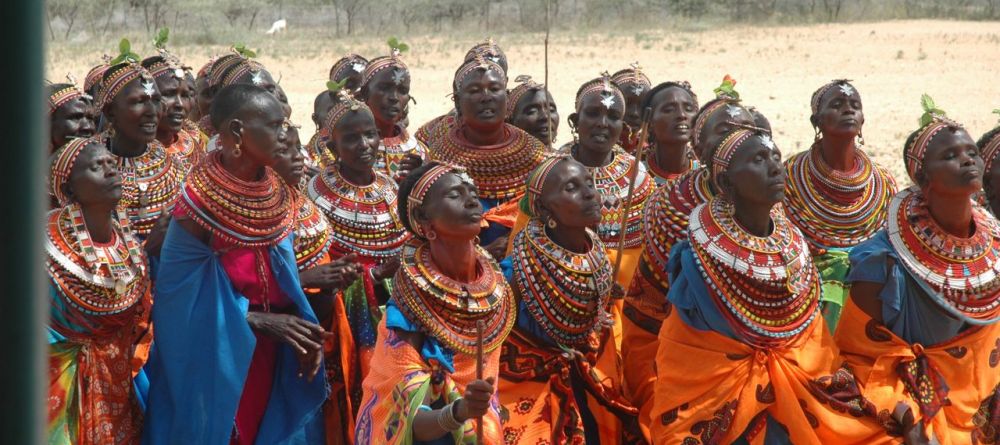 Samburu women at Elephant Bedroom Camp, Samburu National Reserve, Kenya - Image 2