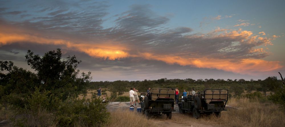 A sundowner cocktail amid the African bush at Elephant Plains Game Lodge, Sabi Sands Game Reserve, South Africa - Image 6