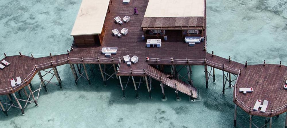 An aerial view of the pier at Essque Zalu Zanzibar, Zanzibar, Tanzania - Image 17