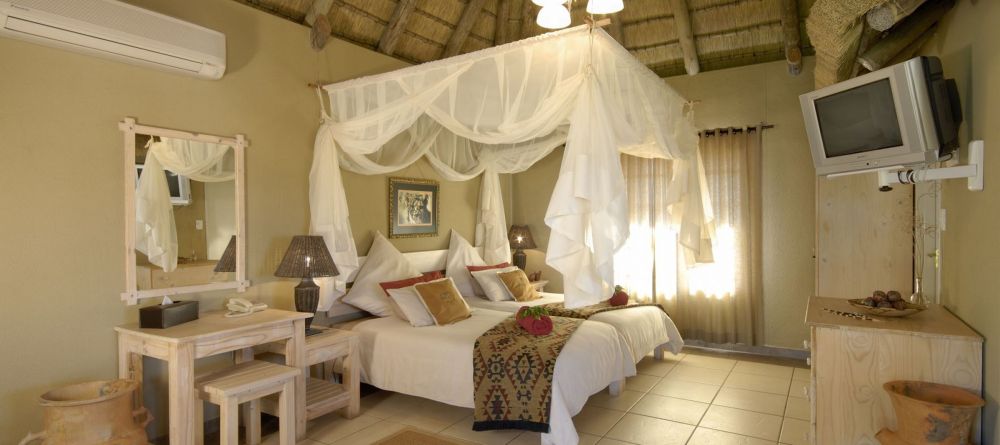 The guestroom interiors at Frans Indongo Lodge, Otjiwarongo, Namibia - Image 11