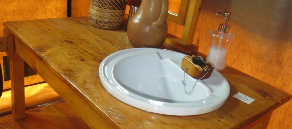 Bathroom at Ngamba Island Tented Camp, Ngamba Island, Uganda - Image 2