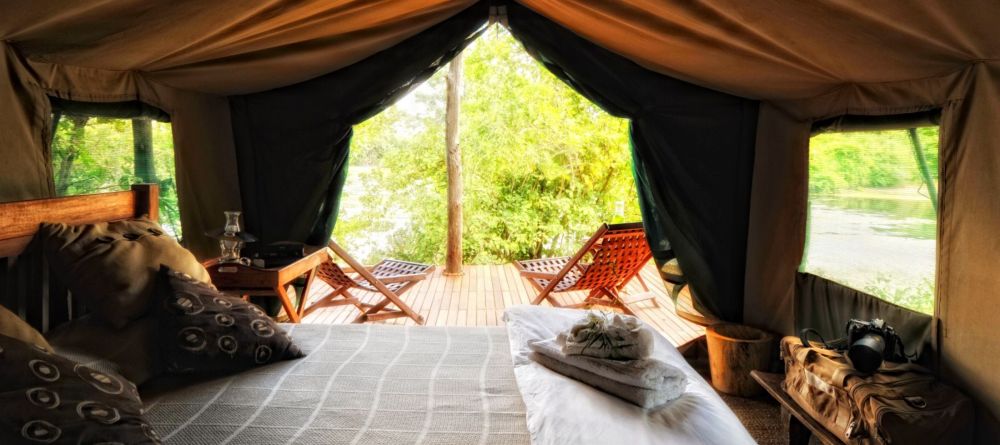 Tent interior at Kanga Camp, Mana Pools National Park, Zimbabwe - Image 5