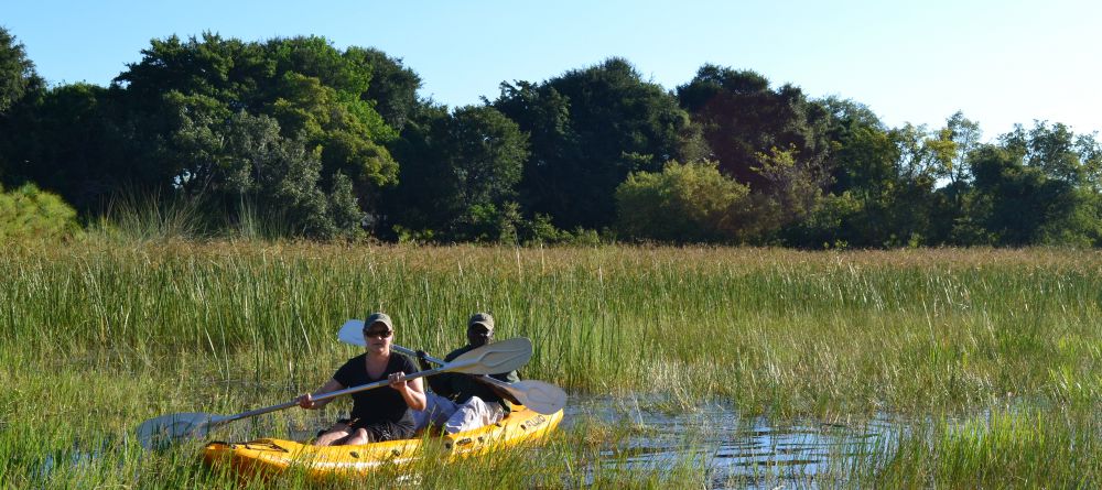 Kayaking on the delta at Guma Lagoon Camp, Okavango Delta, Botswana - Image 17