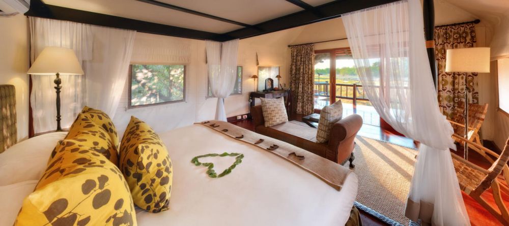 The guestrooms at the Khwai River Lodge, Moremi Game Reserve, Botswana - Image 8
