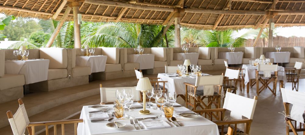 The Kilimanjaro Restaurant offers al fresco dining among the palms at Gold Zanzibar Beach House & Spa, Zanzibar, Tanzania  - Image 4